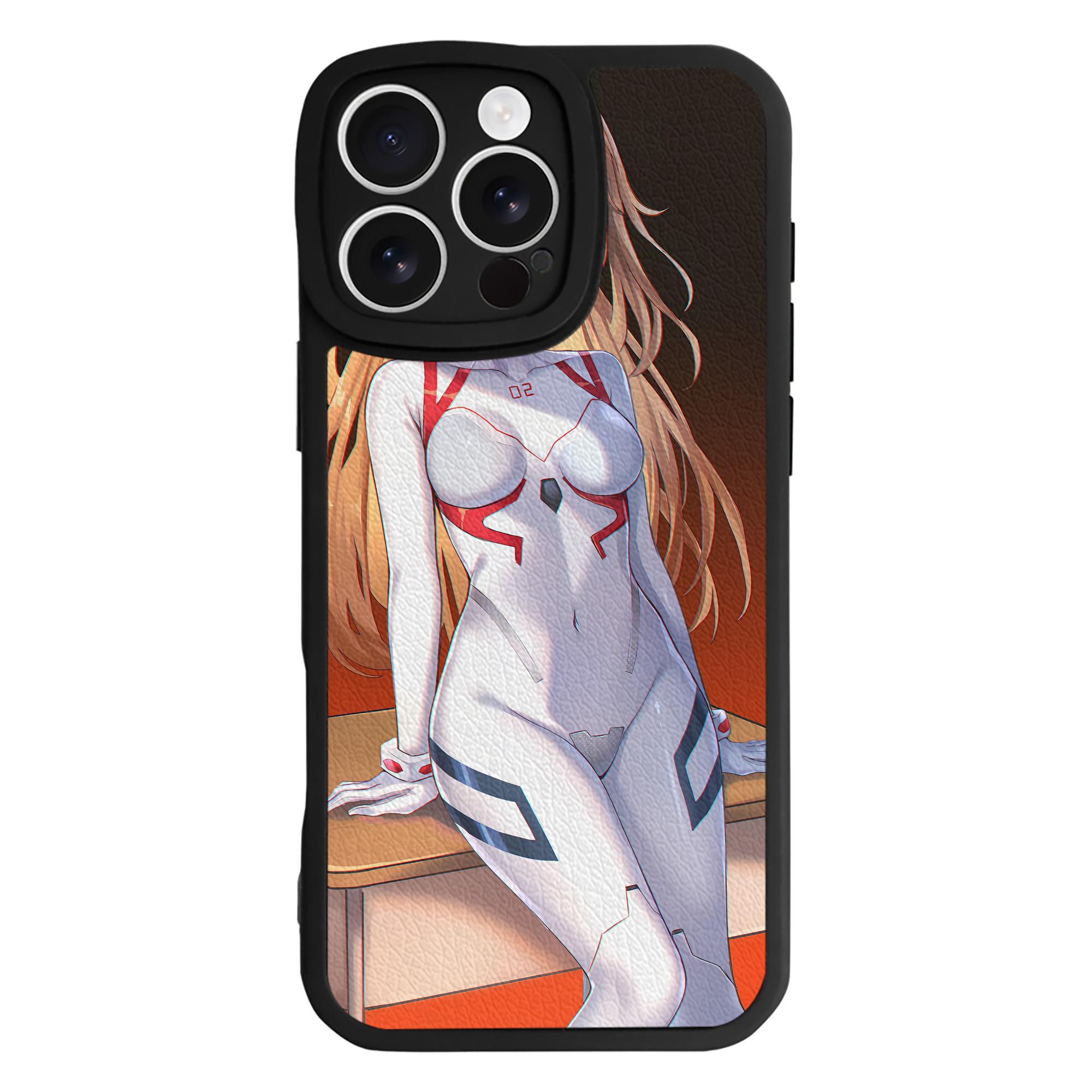 （画像用） EVA 新世紀エヴァンゲリオン 【iPhone 16シリーズ対応】シリコンスマホケース（レザー調） 材質：シリコン